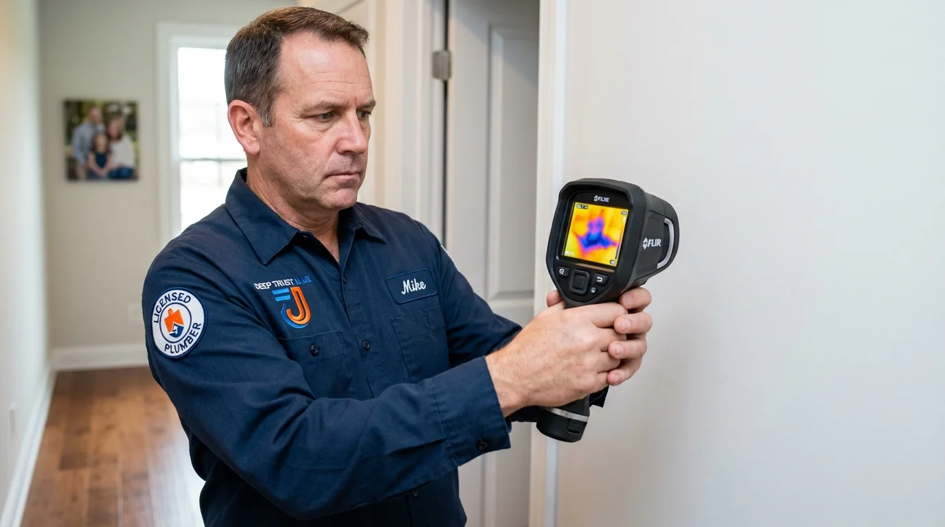 Thermal imaging leak detection by Johns Plumbing LLC in Detroit Lakes